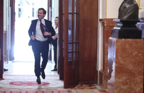 ep el diputado del pp borja semper durante una sesion plenaria en el congreso de los diputados a 18