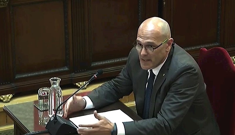 Romeva tras la sentencia: