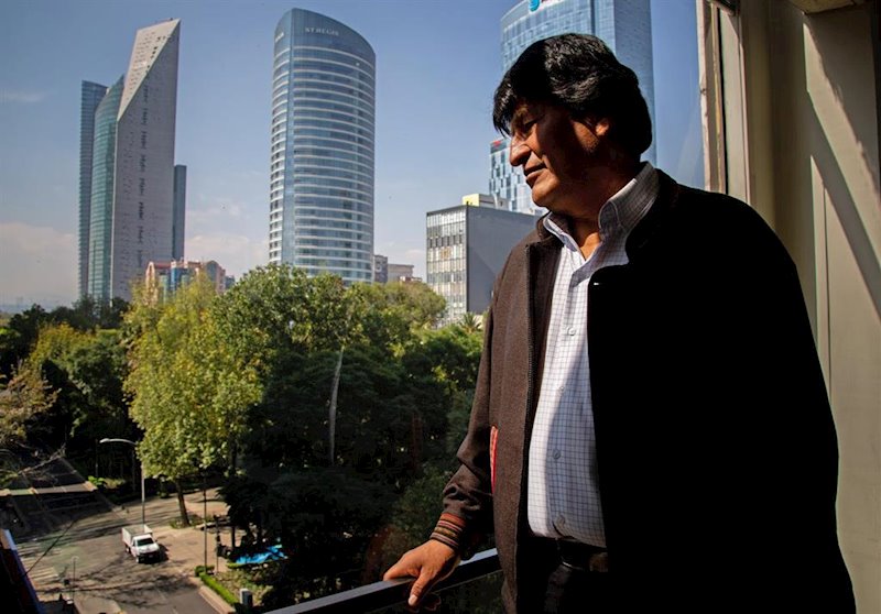 ep el expresidente de bolivia evo morales en mexico