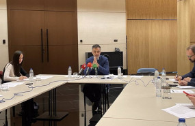 ep el jefe de prensa de la representacion de la comision europea en espana ioannis virvilis durante