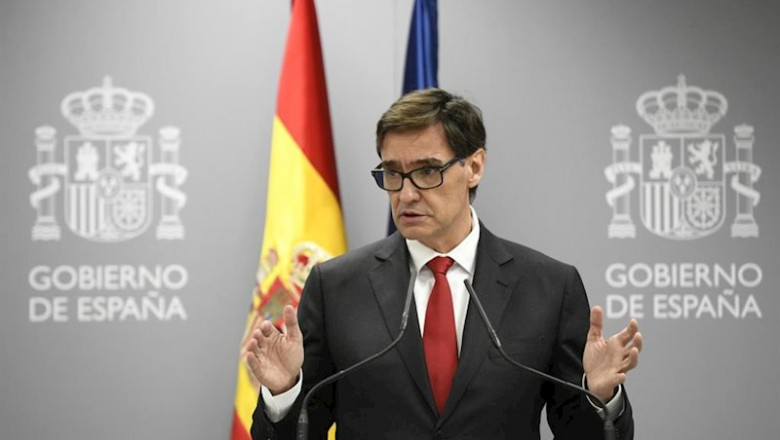 ep el ministro de sanidad salvador illa ofrece una rueda de prensa para informar sobre la situacion