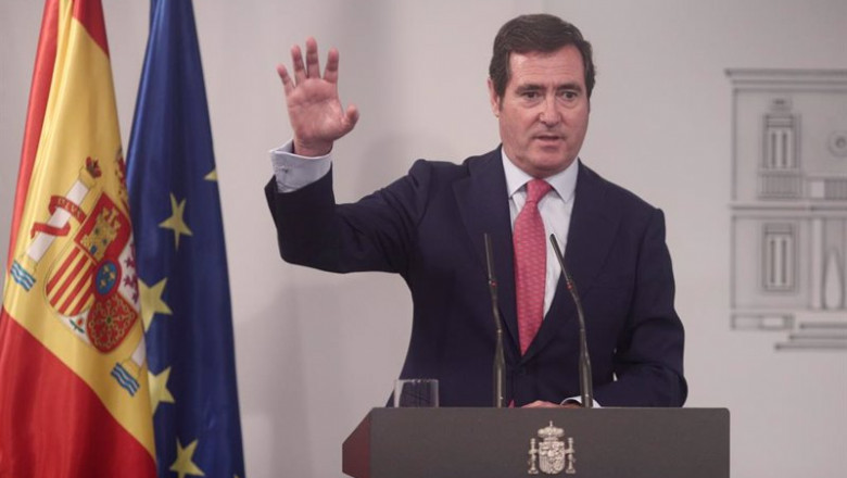 El presidente de la CEOE, Antoni Garamendi | EUROPA PRESS/E. Parra. POOL - Europa Press ep el presidente de la patronal ceoe antoni garamendi comparece en rueda de prensa tras la