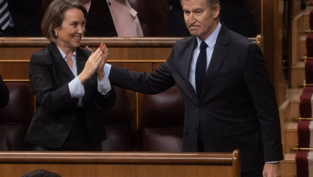 ep el presidente del partido popular alberto nunez feijoo es aplaudido tras intervenir durante una