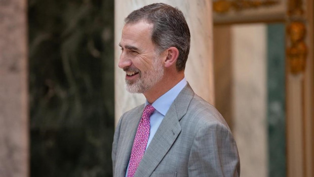 ep el rey felipe vi durante su audiencia con el presidente de la patronal catalana foment del