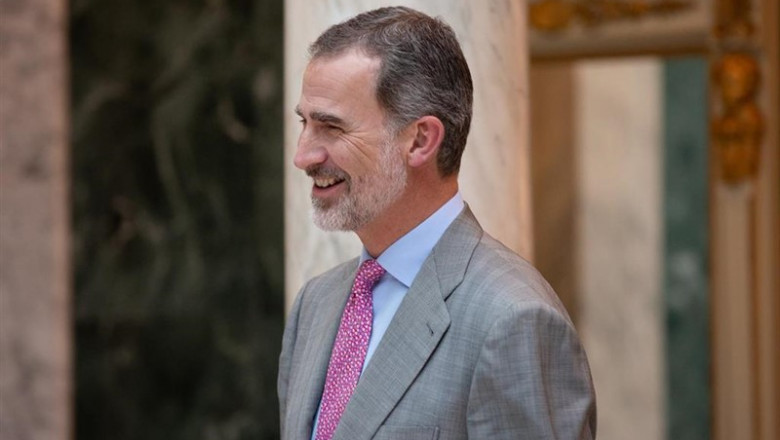 ep el rey felipe vi durante su audiencia con el presidente de la patronal catalana foment del