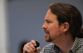 ep el secretario general de unidas podemos pablo iglesias interviene durante un acto de precampana