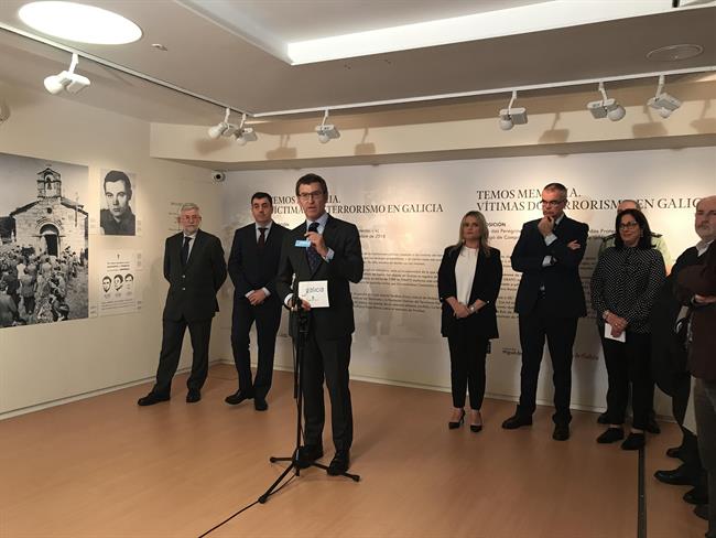 Feijóo exposición víctimas del terrorismo | EUROPA PRESS ep feijoo exposicion victimasterrorismo