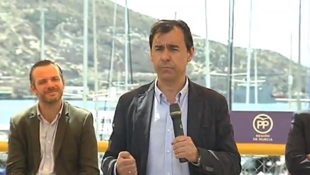 Fernando Martínez Maíllo durante un acto en Cartagena (Murcia) | TWITTER DEL PP ep fernando martinez maillo duranteactocartagena murcia