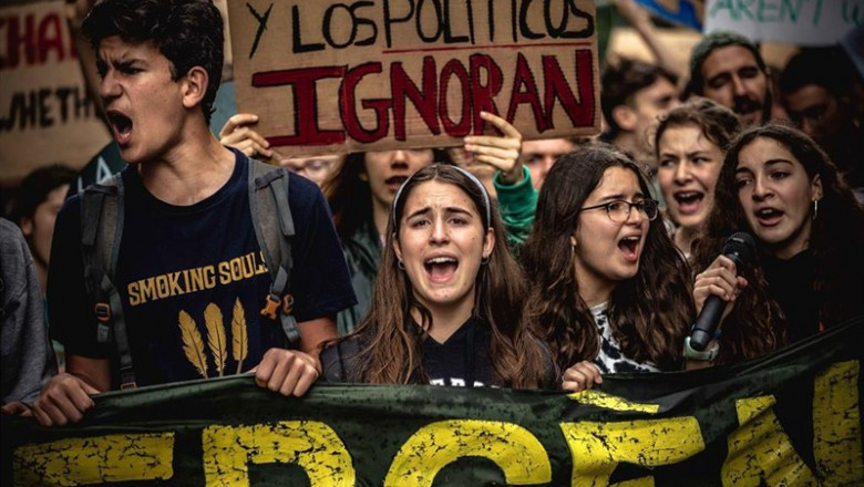 Matthias Oesterle/ZUMA Wire/dpa ep fridays for future protest in barcelona