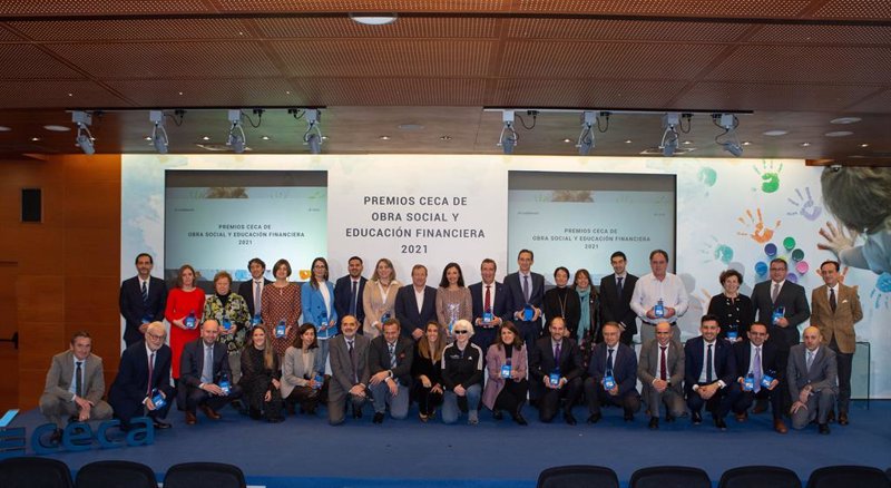 ep gala de entrega de los premios ceca de obra social y educacion financiera 2021 ep gala de entrega de los premios ceca de obra social y educacion financiera 2021
