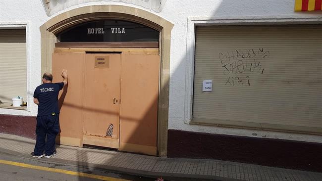 Hotel Vila de Calella que ha desalojado a guardias civiles | CEDIDA ep hotel vilacalellaha desalojadoguardias civiles