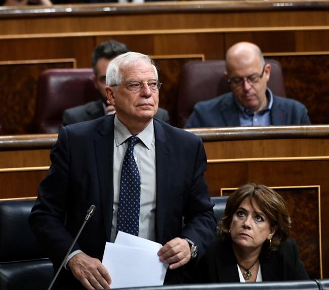 José Borrell, en la sesión de control. | Europa Press ep jose borrell ensesioncontrol
