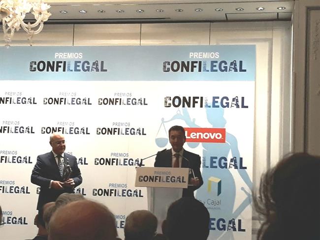 El juez Pablo Llarena recoge el premio Confilegal | EUROPA PRESS ep juez pablo llarena recogepremio confilegal
