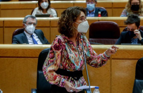 ep la ministra de hacienda maria jesus montero interviene durante una sesion de control al gobierno