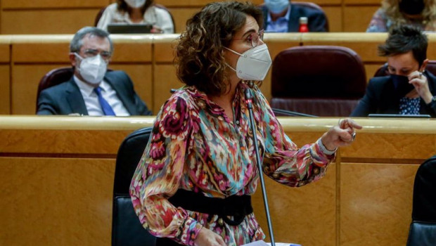 ep la ministra de hacienda maria jesus montero interviene durante una sesion de control al gobierno
