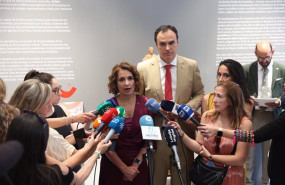 ep la ministra de hacienda y funcion publica maria jesus montero atiende a los medios en lebrija ep la ministra de hacienda y funcion publica maria jesus montero atiende a los medios en lebrija