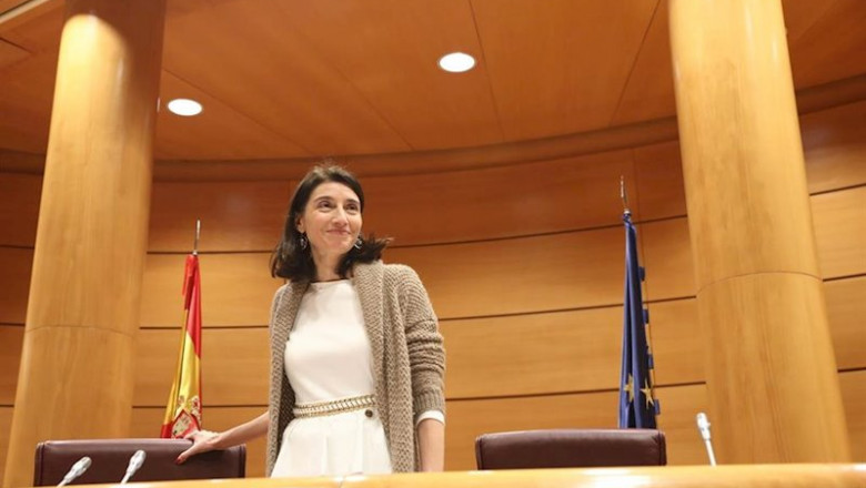 ep la presidenrta del senado pilar llop psoe durante la sesion de constitucion de la diputacion