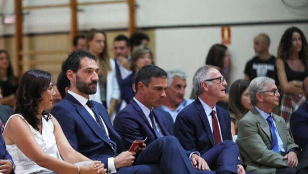 ep la presidenta del consejo superior de deportes maria jose rienda el presidente de la federacion