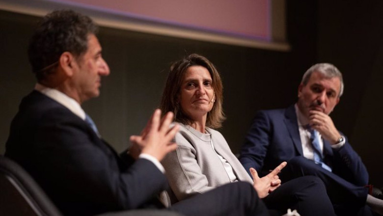 ep la vicepresidenta tercera y ministra para la transicion ecologica teresa ribera interviene en la
