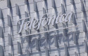 ep logo de telefonica insertado en el edificio de su sede en la ronda de la comunicacion de madrid
