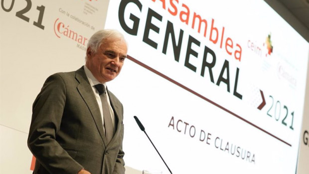 ep miguel garrido presidente de ceim en una imagen de archivo durante la asamblea general de la