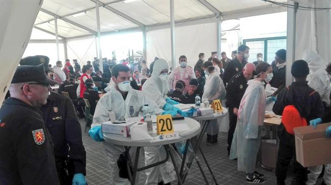 Operativo de recepción del Aquarius | TWITTER POLICÍA NACIONAL ep operativorecepcionaquarius