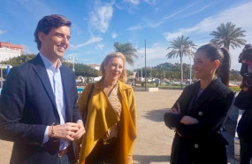 ep pablo montesinos vicesecretario general del pp con la diputada carolina espana y la concejala