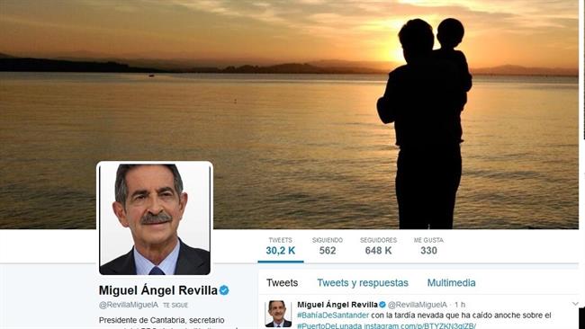 Revilla en Twitter | EUROPA PRESS ep revillatwitter