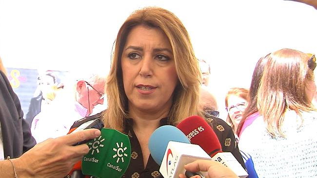 Susana Díaz, comparece ante los medios sobre la sentencia de La Manada | EUROPA PRESS ep susana diaz comparecelos mediosla sentenciala manada