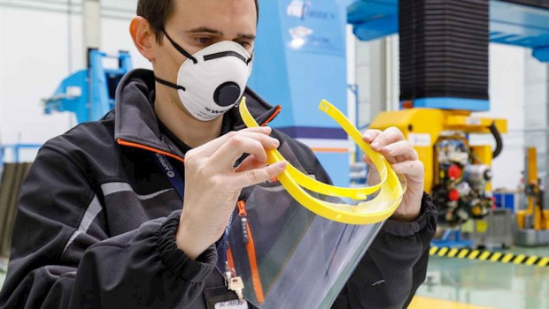 ep viseras 3d fabricadas por airbus