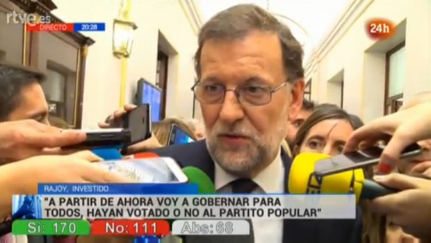 rajoy primeras palabras