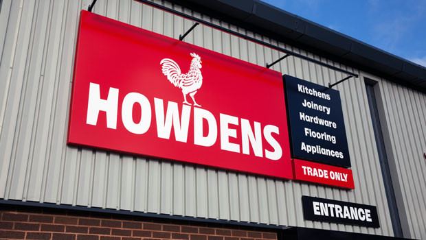 dl howden joinery group howdens kitchen hardware flooring appliances depot sign logo ftse 250