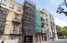 ep archivo   obras de rehabilitacion de tres edificios en san diego y jara en cartagena