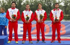ep belgrado 2018 - k4 1000 masculino - bronce