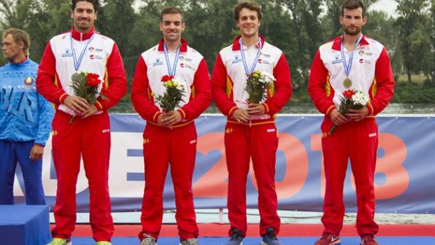 ep belgrado 2018 - k4 1000 masculino - bronce