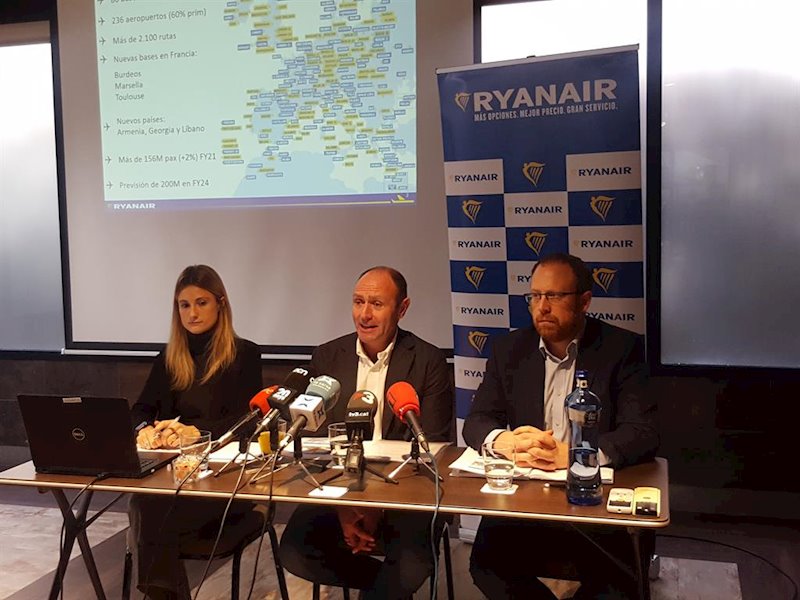 ep el chief marketing officer de ryanair kenny jacobs y el people director darrell hugues
