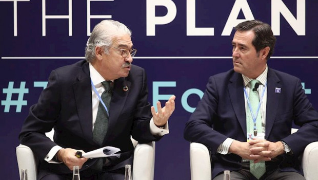 ep el consejero delegado de endesa jose bogas i el presidente de ceoe antonio garamendi d presentan