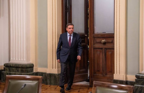 ep el ministro de agricultura pesca y alimentacion luis planas a su llegada a una reunion con las