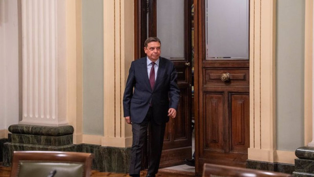 ep el ministro de agricultura pesca y alimentacion luis planas a su llegada a una reunion con las