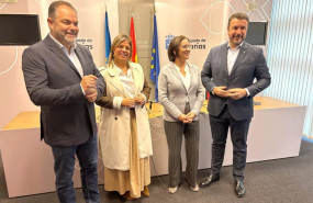 ep el presidente de la camara de comercio de oviedo carlos panieceres la vicepresidenta gimena