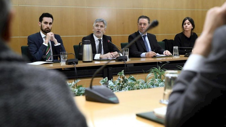ep el secretario de estado de seguridad rafael perez 1i junto al ministro de interior fernando ep el secretario de estado de seguridad rafael perez 1i junto al ministro de interior fernando