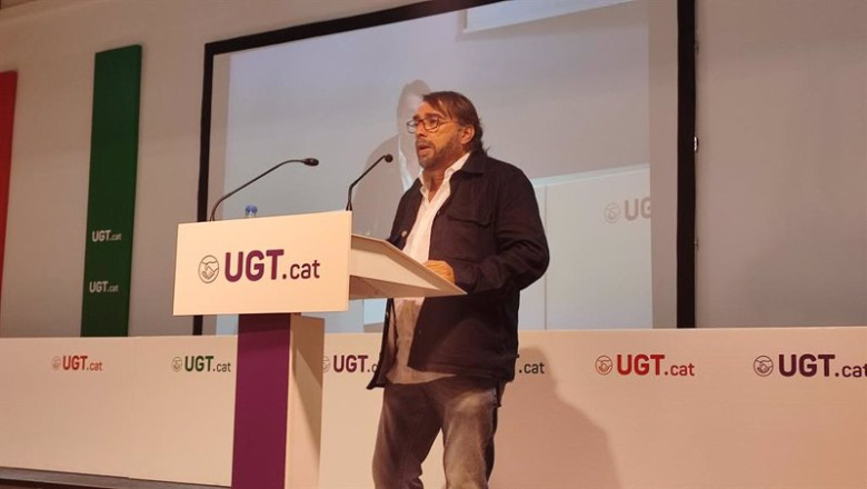 El secretario general de UGT de Catalunya, Camil Ros. | EUROPA PRESS ep el secretario general de ugt de catalunya camil ros 20250513124403