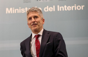 ep fernando grande-marlaska tras tomar posesion por segunda vez de su cargo como ministo del
