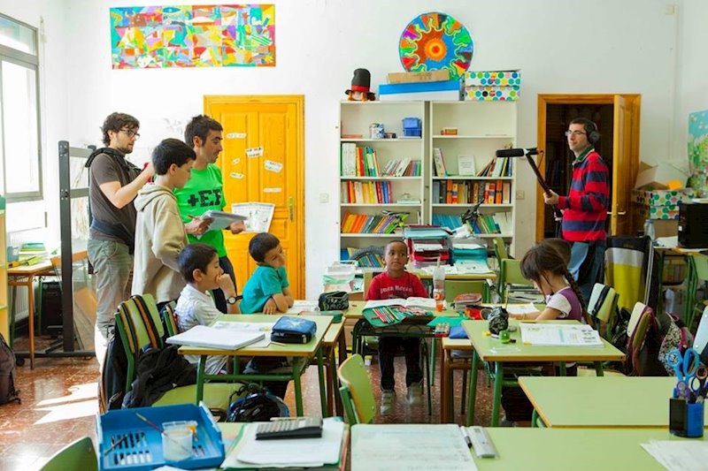 ep grabacion de un documental sobre la escuela rural en huesca