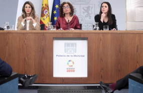 ep i-d la ministra de trabajo y economia social yolanda diaz la ministra portavoz y de hacienda
