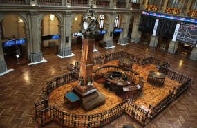ep interior del palacio de la bolsa a 13 de mayo de 2021 en madrid espana