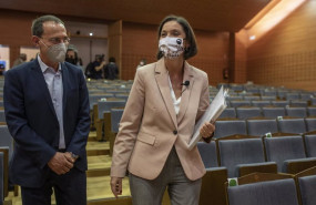 ep la ministra de industria comercio y turismo reyes maroto llega al centro de negocios de benavente