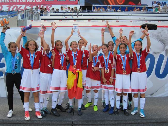 Las alevinas de España, quintas en la Danone Nations Cup | EUROPA PRESS ep las alevinasespana quintasla danone nations cup