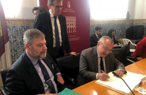 ep los embajadores de alemania y francia en espana wolfgang dold y jean-michel casa en toledo