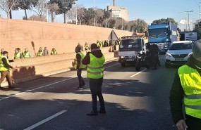 ep protestalos taxisbarcelonala ronda litoral